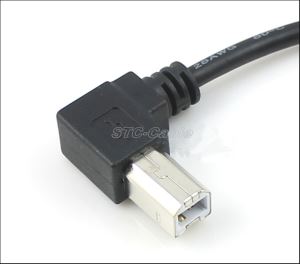 USB 2.0 unghi drept un cablu tată la unghi drept B masculin