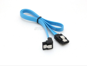 SATA 7pin 90 de grade la 180 de grade cu blocare albastru