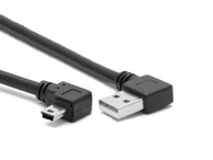 3ft unghi drept USB 2.0 de mare viteză prin cablu reversibil A la unghi drept Mini 5Pin B