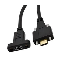USB tip C mamă de montare pe panou